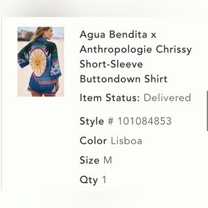 Agua Bendita Multicolor Short-Sleeve Coverup